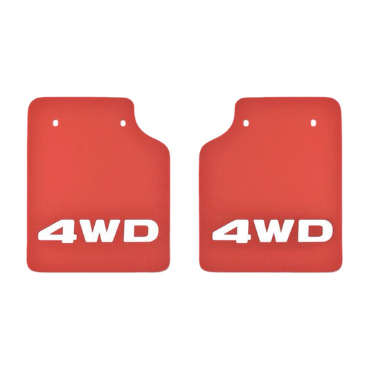 4WD Mud Flaps Red Kei Truck Garage Sydney Australia